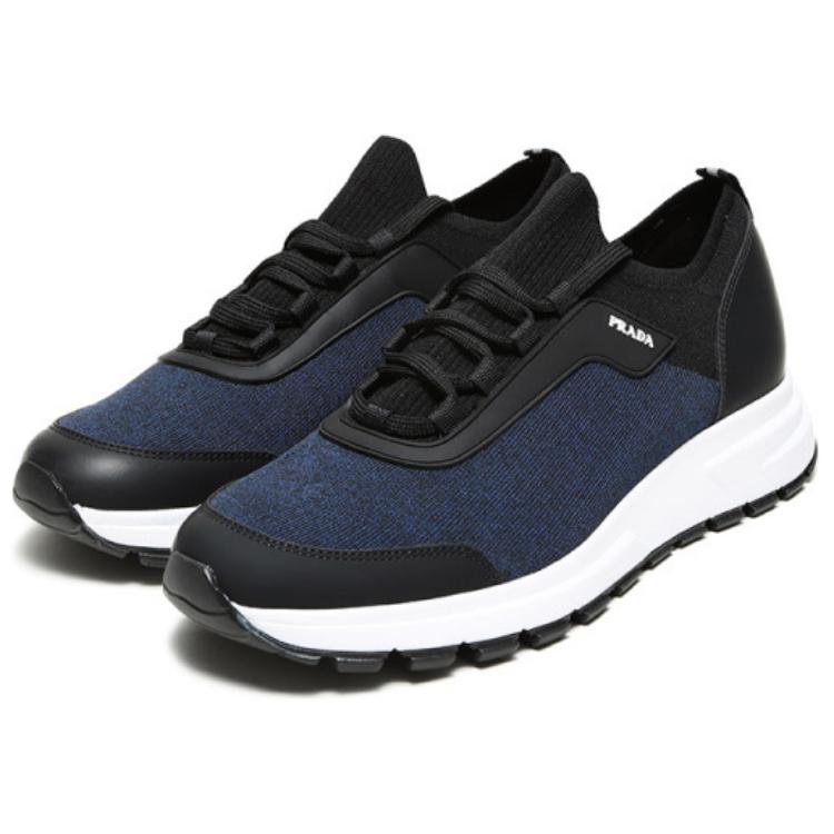 Prada Low-Top Fashion Sneaker 'Deep Navy' 圖 4