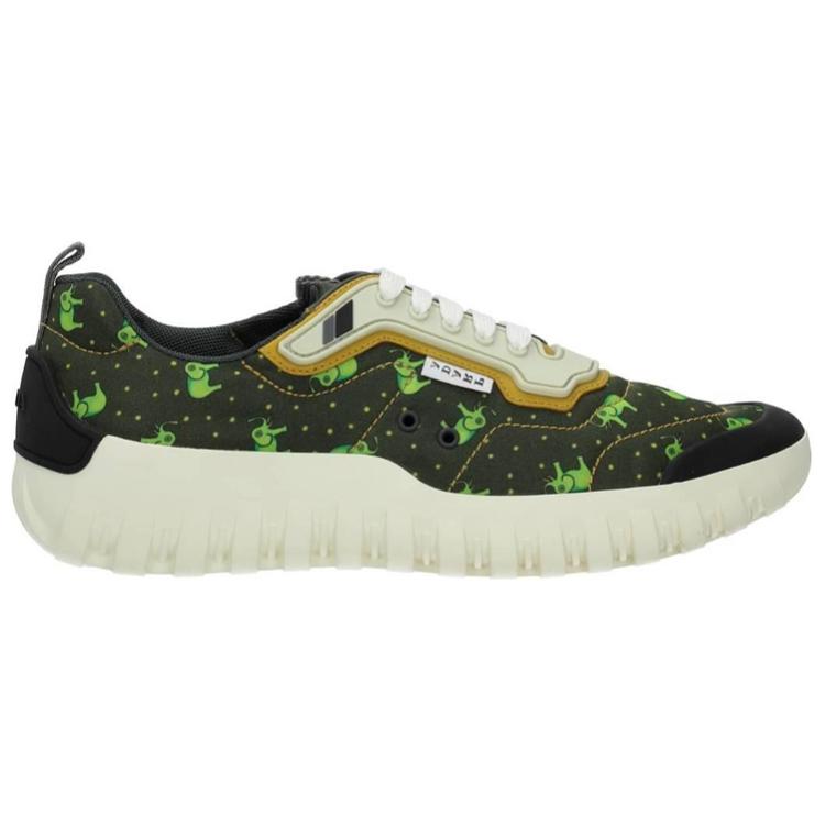 Prada Low-Top Fashion Sneaker 'Green Fabric' 圖 2