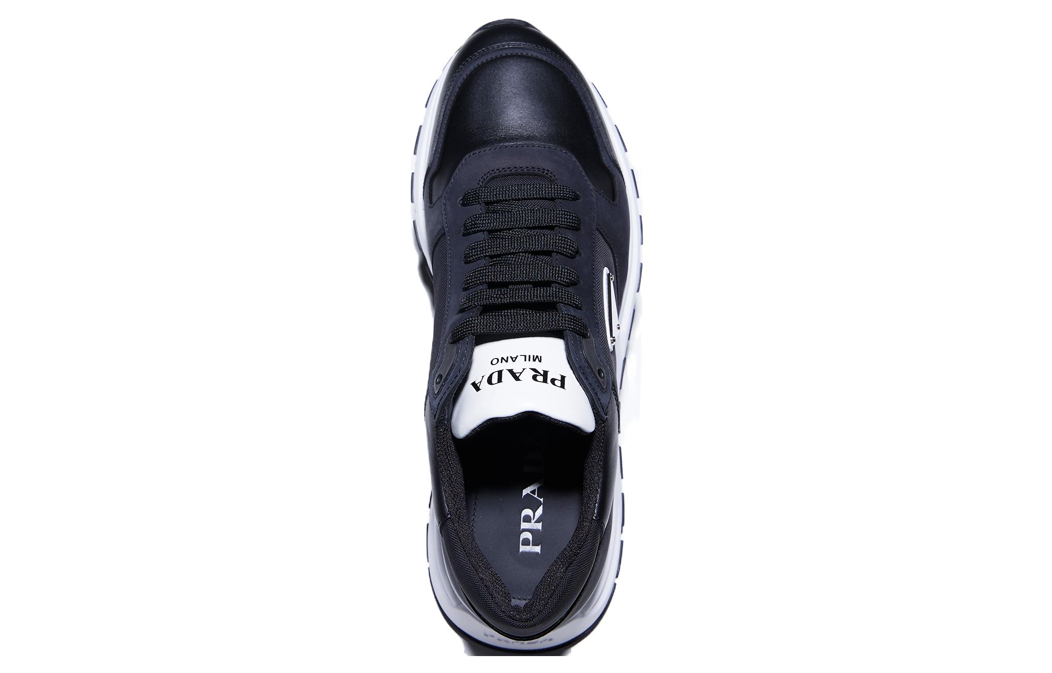 Prada Low-Top Lace-Up 'Black Lifestyle' 圖 2