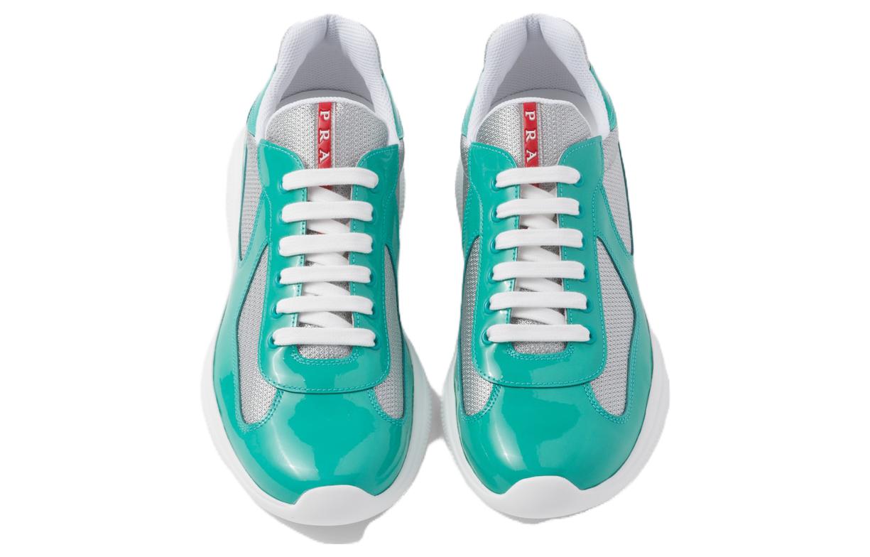 Prada Low-Top Lace-Up 'Silver Teal' 圖 3