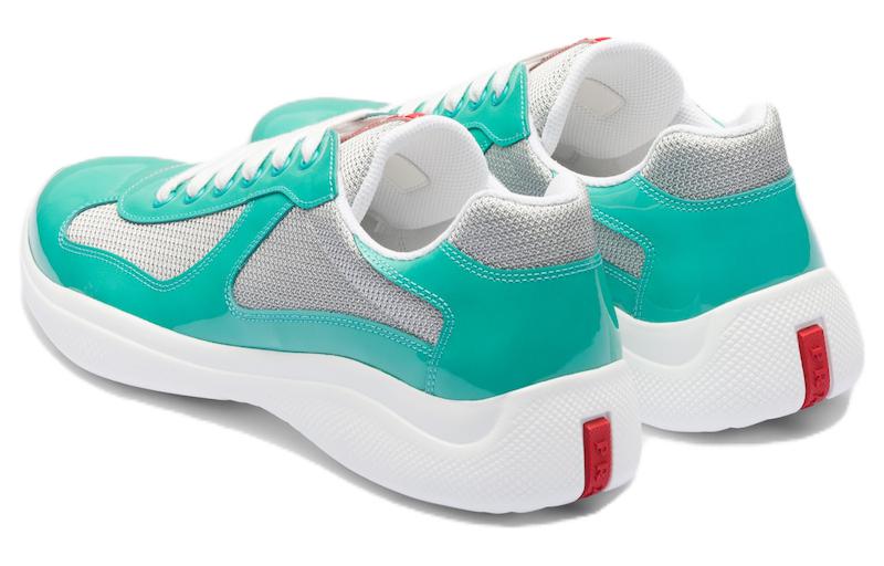 Prada Low-Top Lace-Up 'Silver Teal' 圖 4