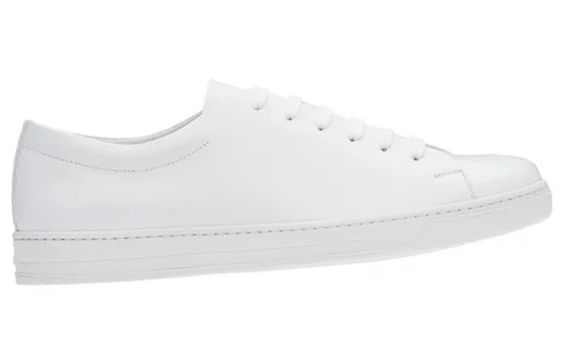 Prada Low-Top Lace-Up White 'Fashion Sneakers' 圖 3