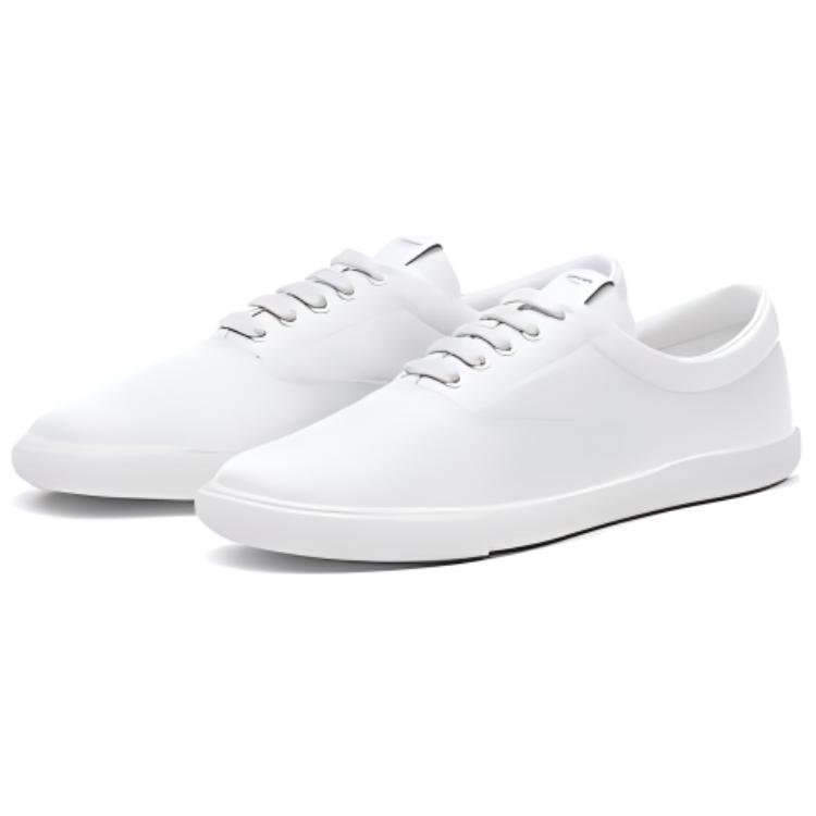 Prada Low-Top Lace-Up White 'Fashion Sneakers' 圖 4