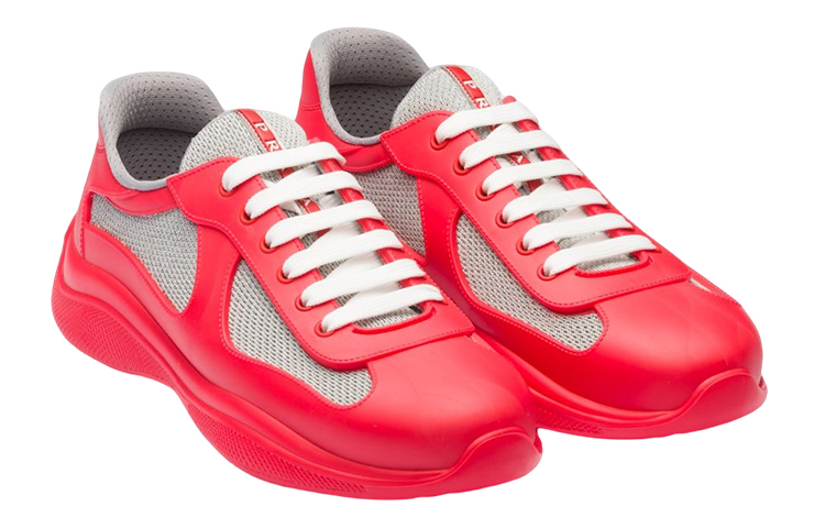 Order Prada Lage Sneakers Rubber Band ''Rood Schokabsorptie'' 4E6500_3LLJ_F0011_F_025