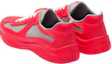 Shop Prada Lage Sneakers Rubber Band ''Rood Schokabsorptie'' 4E6500_3LLJ_F0011_F_025