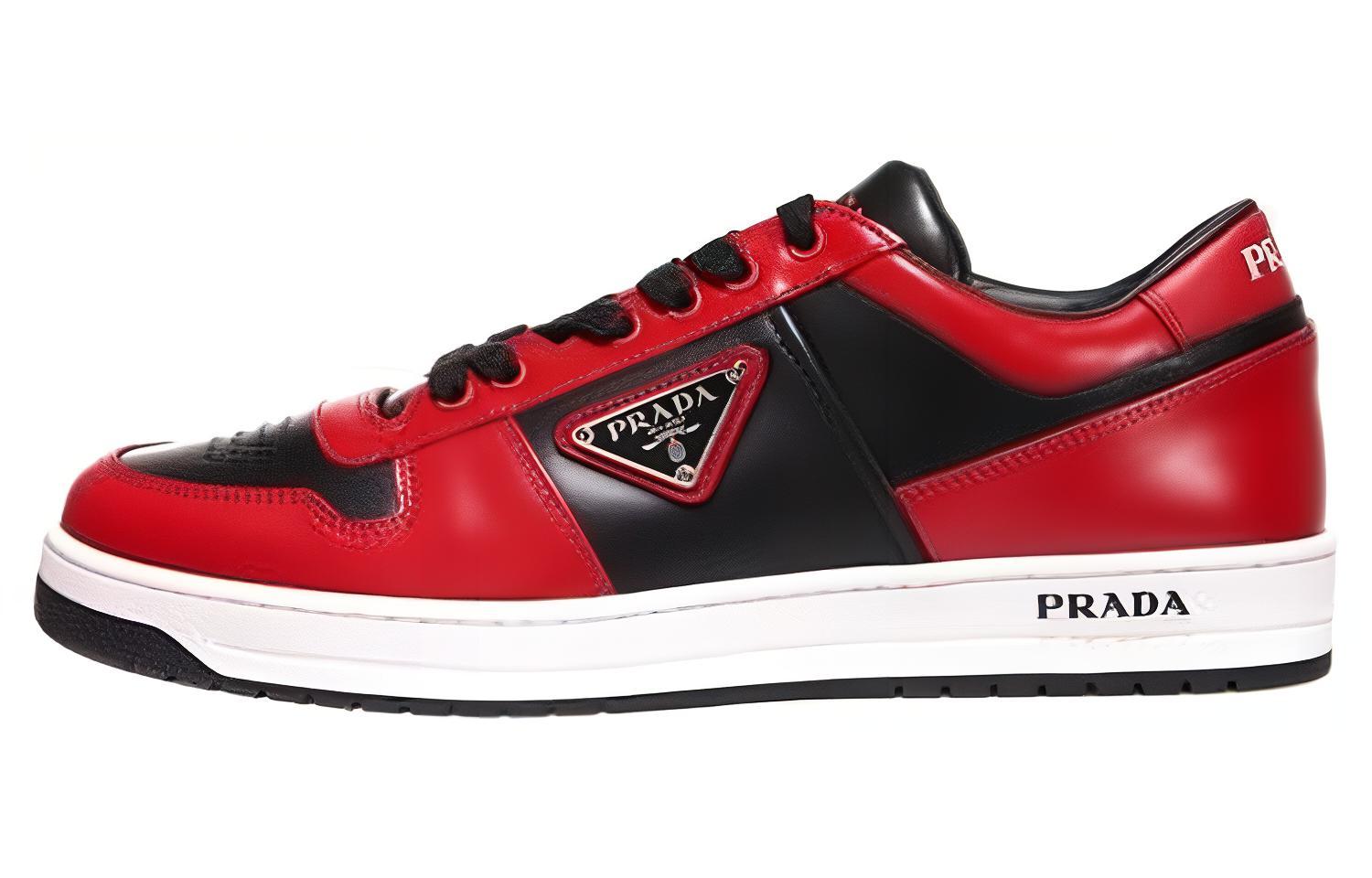 Prada Low-Top Sneaker 'Red Leather'