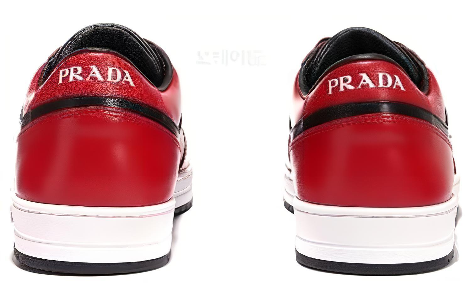 Prada Low-Top Sneaker 'Red Leather' 圖 4