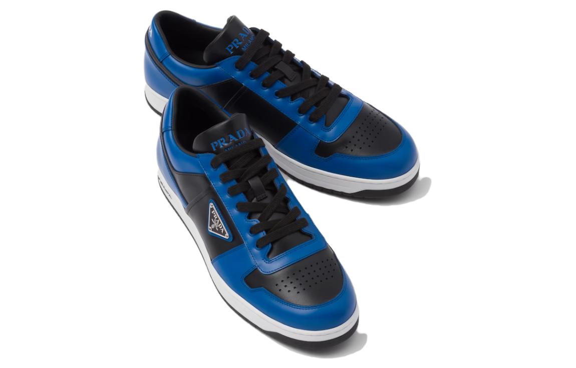 Lookbook PRADA普拉達 圓頭舒適 低筒 滑板鞋 男款 藍色