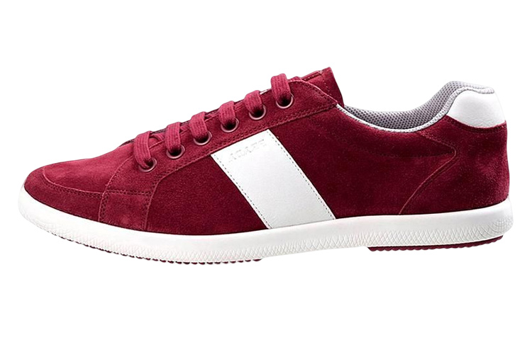 Buy Prada Low-Top Suede Sneakers 'Fashion Red' 4E2845_054_F0D56