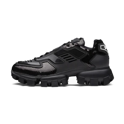 Prada Low-Top 'Sequin Embellished Black'