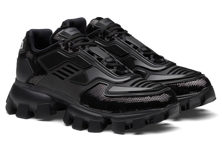 Prada Low-Top 'Sequin Embellished Black' 圖 2