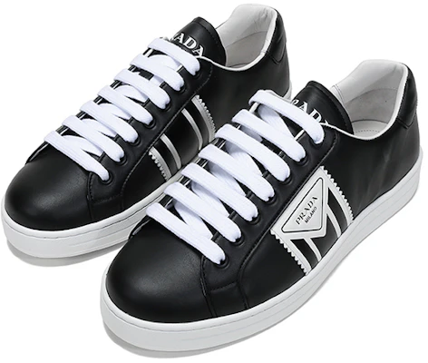 普拉达低帮时尚运动鞋'黑白色' 4E3544_3L8U_F0967 Lookbook 普拉达低帮时尚运动鞋'黑白色' 4E3544_3L8U_F0967