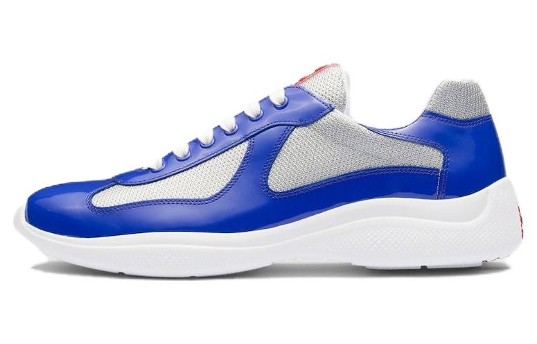 Prada Low Top Lace-Up 'Silver Blue'