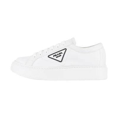 Prada Low-Top Lace-Up 'White Fashion Sneakers'
