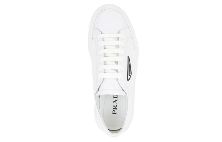 Prada Low-Top Lace-Up 'White Fashion Sneakers' 圖 3