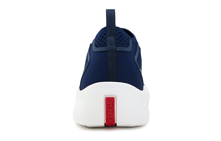 Prada Low Top Slip-On Sneakers 'Blue White' 圖 5