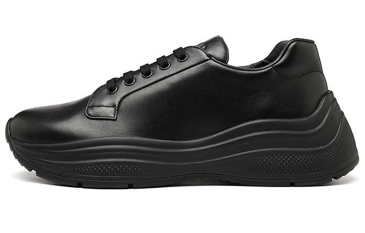 Prada Low Top Sneaker 'Black Leather'