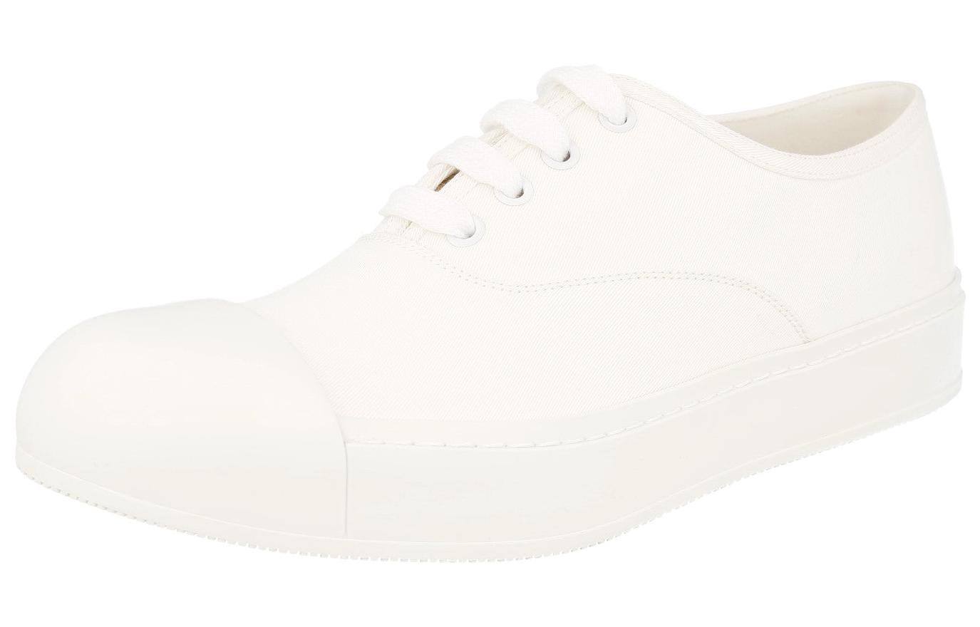 Prada Low Top Sneaker 'White Woven Round-Toe CMFT' 圖 2