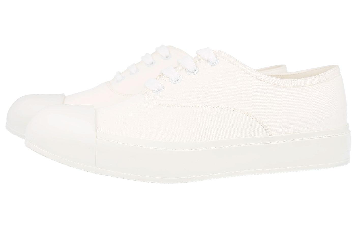 Prada Low Top Sneaker 'White Woven Round-Toe CMFT' 圖 3