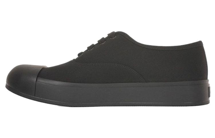 Prada Low Top Sneakers 'Black Fabric Round Toe'