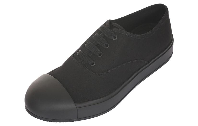 Prada Low Top Sneakers 'Black Fabric Round Toe' 圖 2