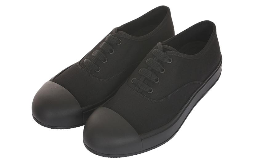 Prada Low Top Sneakers 'Black Fabric Round Toe' 圖 3