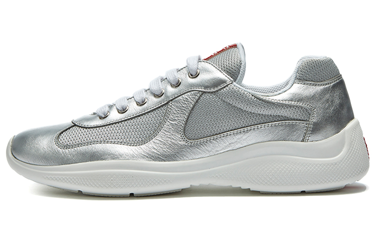 Prada Low-Top Sneakers 'Sleek Silver'