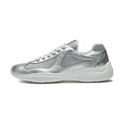 Prada Low-Top Sneakers 'Sleek Silver'