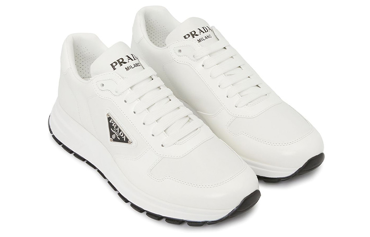 Prada Low-Top Sneakers 'White Leather' 圖 2