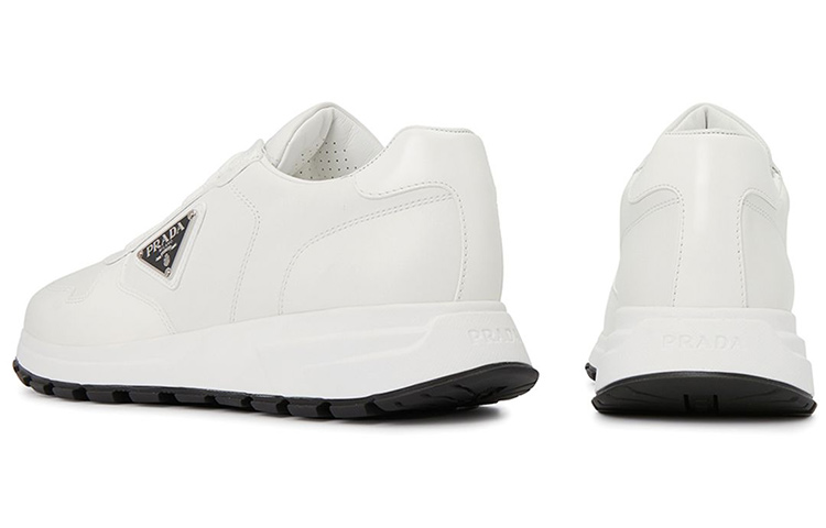 Prada Low-Top Sneakers 'White Leather' 圖 5
