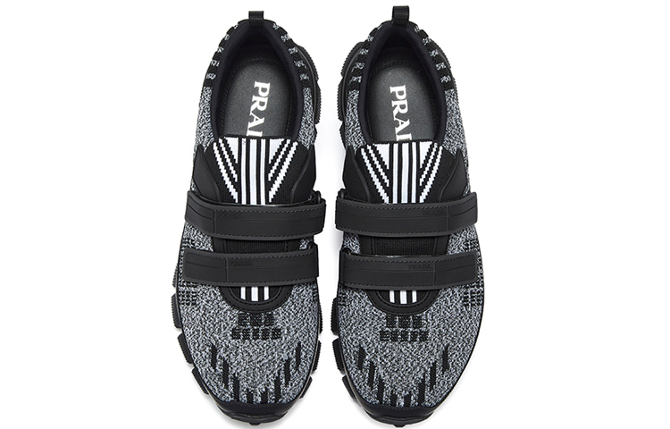 Prada Low-Top Velcro 'Black White' 圖 3