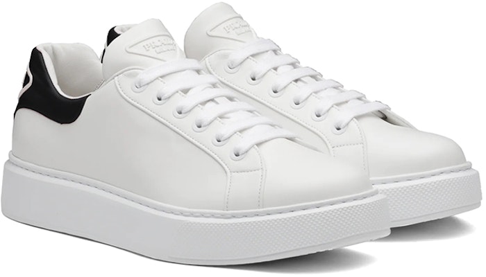 Prada Macro Leather 'White Black' 4E3583_3G4I_F0964 Lookbook Prada Macro Leather 'White Black' 4E3583_3G4I_F0964
