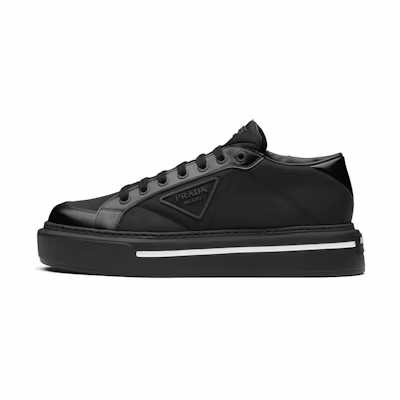 Prada Macro Re-Nylon 'Black Fashion Sneakers'