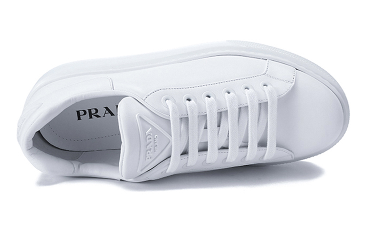 Prada Macro Re-Nylon Gabardine Sneaker 'White' 圖 5