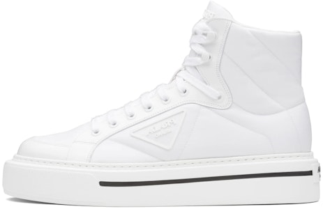 Prada Macro Re-Nylon Kulit Kasut Tinggi 'Putih Fesyen' 2TG183_3LF5_F0009 Buy Prada Macro Re-Nylon Kulit Kasut Tinggi 'Putih Fesyen' 2TG183_3LF5_F0009