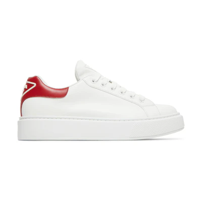Prada Marco Leather 'White Red'