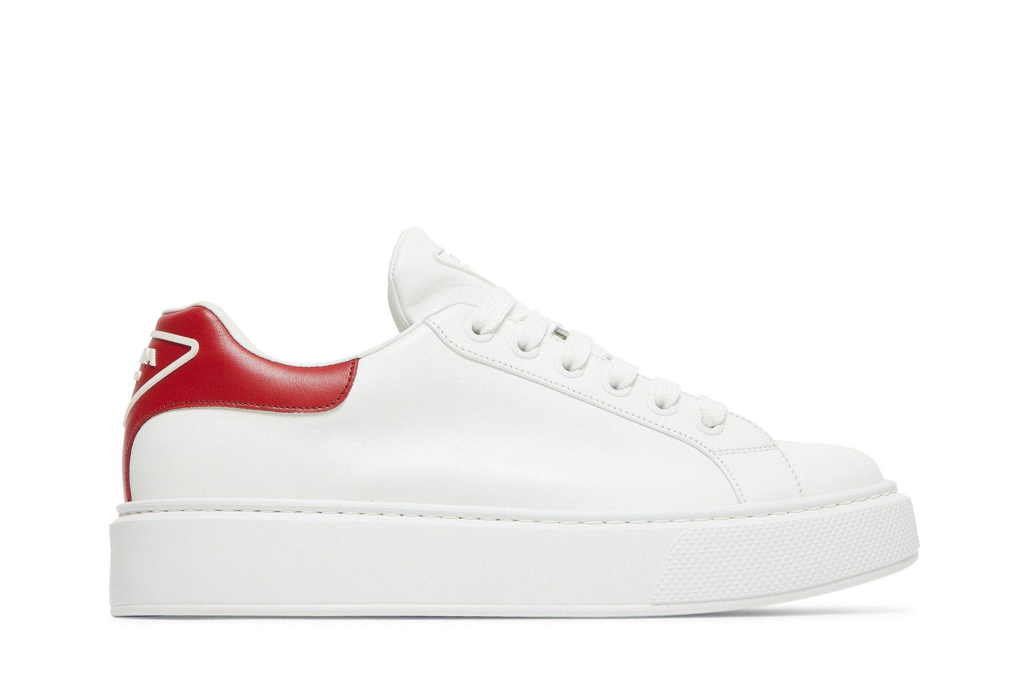 Prada Marco Leather 'White Red' 4E3583-3G4I-F0970