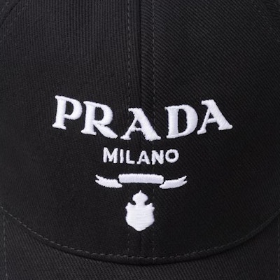 PRADA Men’s Black Embroidered Logo Fabric Baseball Cap 2HC2742CZQF0967 Shop PRADA Men’s Black Embroidered Logo Fabric Baseball Cap 2HC2742CZQF0967