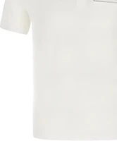 Sizing PRADA 男士白色短袖胸袋 POLO 衫。 UJN481-1P6O-F0009-S-181