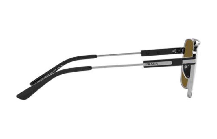 PRADA Metal Square Sunglasses Unisex Couple Style Silver. PR67ZS5AV01T 圖 5