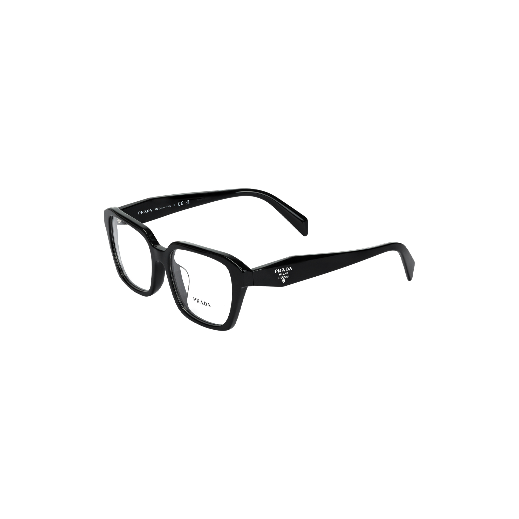 PRADA Modern Retro Square Optical Frames Unisex Eyeglasses 0PR14ZVF1AB1O1