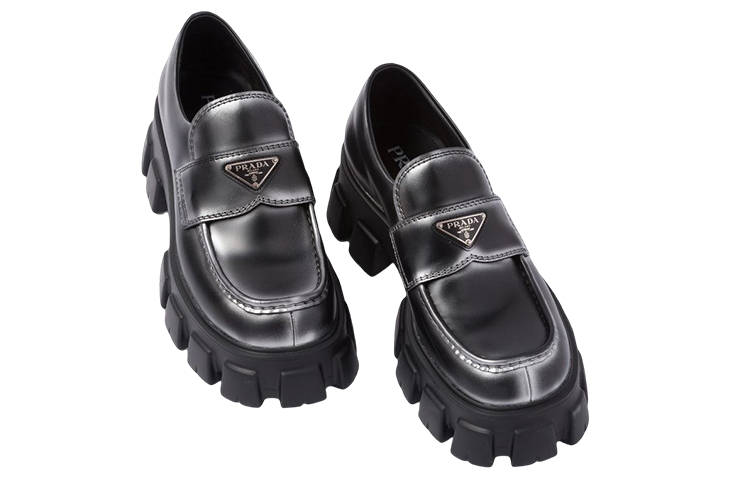 Shop Prada Monolith 'Logo Hitam' 2DE129_3LMH_F0I89