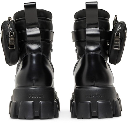 普拉达黑色亮面Rois Monolith短靴 1T255M-3L09-F0002 Details for 普拉达黑色亮面Rois Monolith短靴 1T255M-3L09-F0002