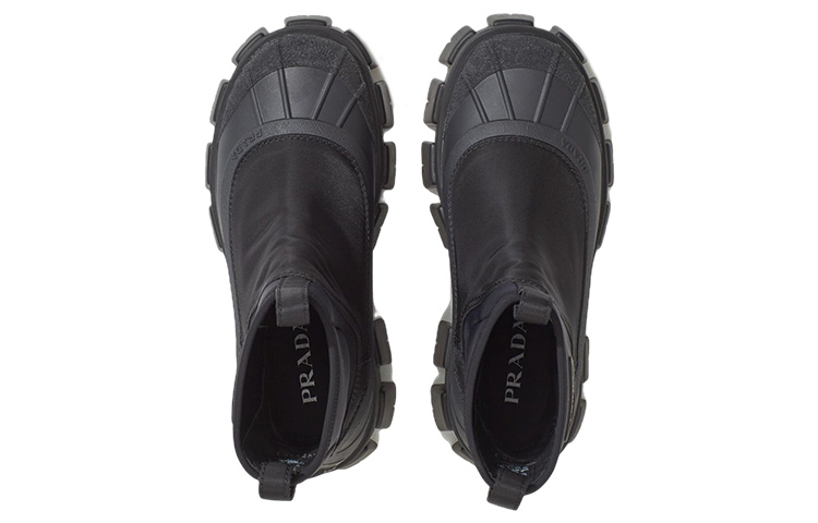 Prada Monolith Boots 'Black Logo' 圖 4