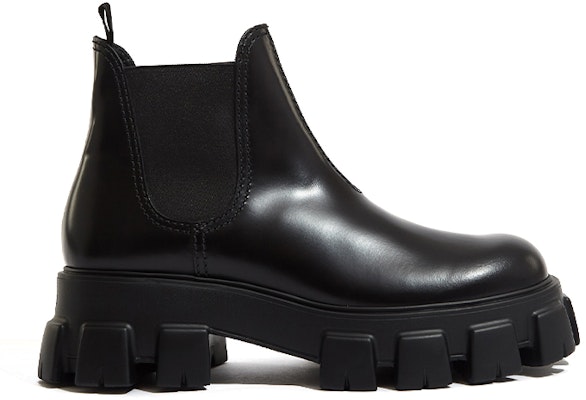 Prada Monolith Brushed Leather Chelsea Boot 'Black' 2TE174-B4L-F0002 Order Prada Monolith Brushed Leather Chelsea Boot 'Black' 2TE174-B4L-F0002