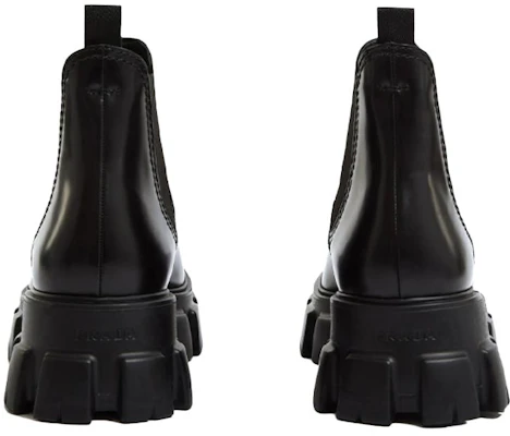 プラダ モノリス ブラッシュドレザー チェルシーブーツ (黒) 2TE174-B4L-F0002 Purchase プラダ モノリス ブラッシュドレザー チェルシーブーツ (黒) 2TE174-B4L-F0002