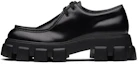 Buy Prada Monolith 亮面皮革綁帶鞋 '黑色' 2EE355-B4L-F0002