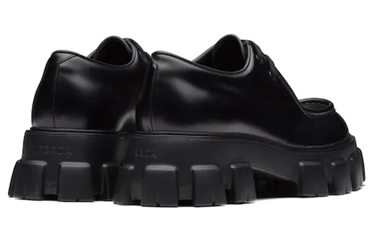 Lookbook Prada Monolith 亮面皮革綁帶鞋 '黑色' 2EE355-B4L-F0002