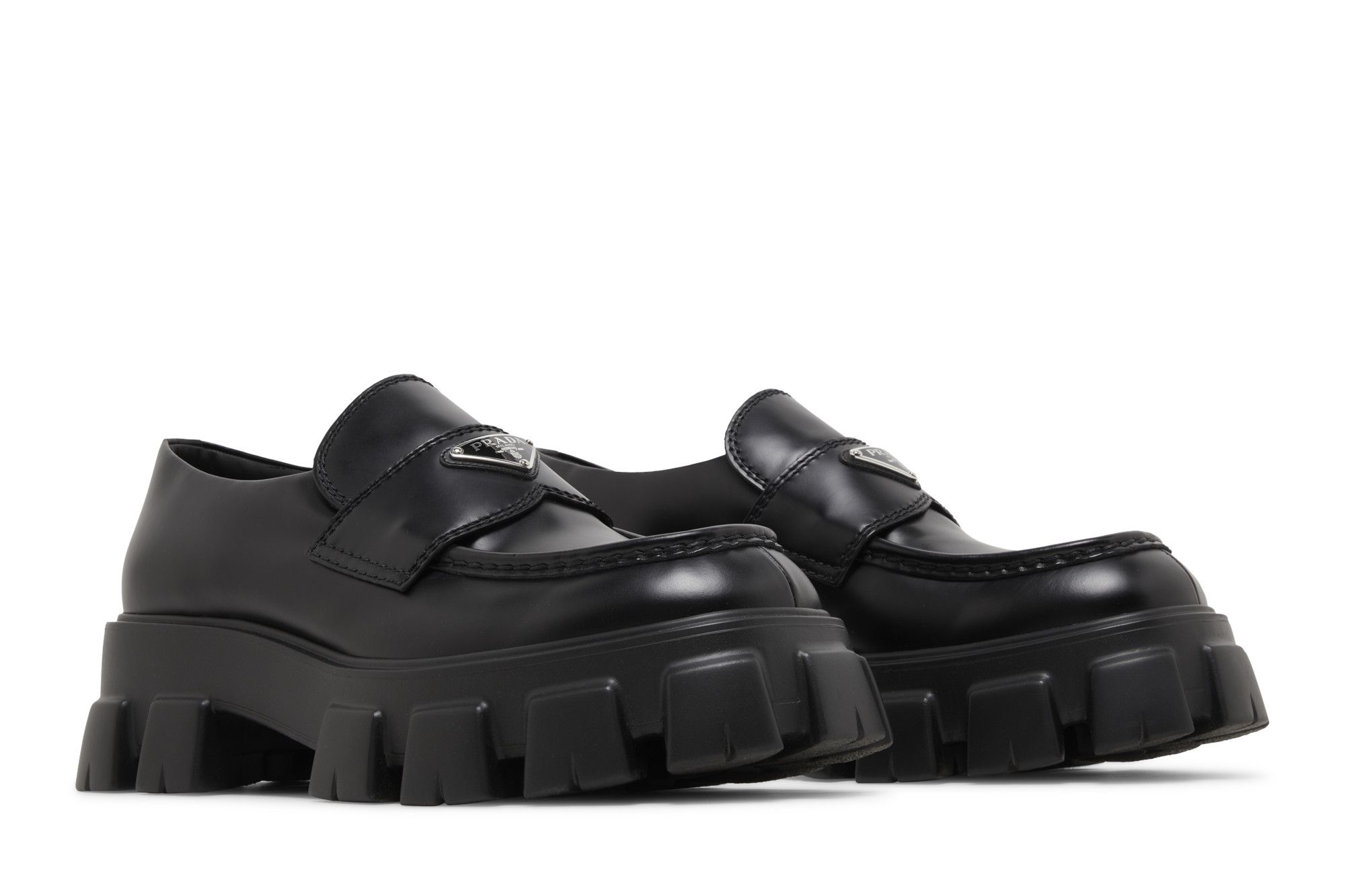 Cheap Prada Monolith Loafer ''Zwart'' 2DE129-B4L-F0002