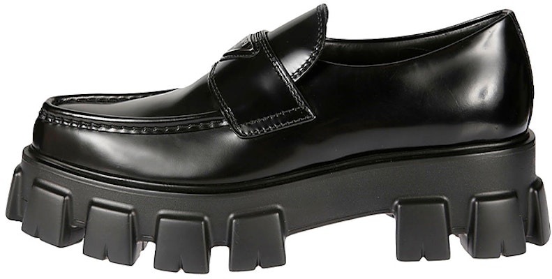 프라다 모노리스 로퍼 (블랙 가죽) 2DE130_055_F0002 Buy 프라다 모노리스 로퍼 (블랙 가죽) 2DE130_055_F0002